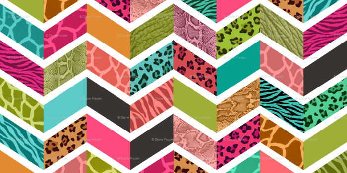 1350x1575 Animal Print Chevron (#1618106) - HD Wallpaper & Backgrounds Download