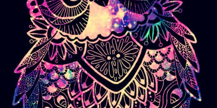 1080x1920 Tribal Owl Galaxy Wallpaper #androidwallpaper #iphonewallpaper