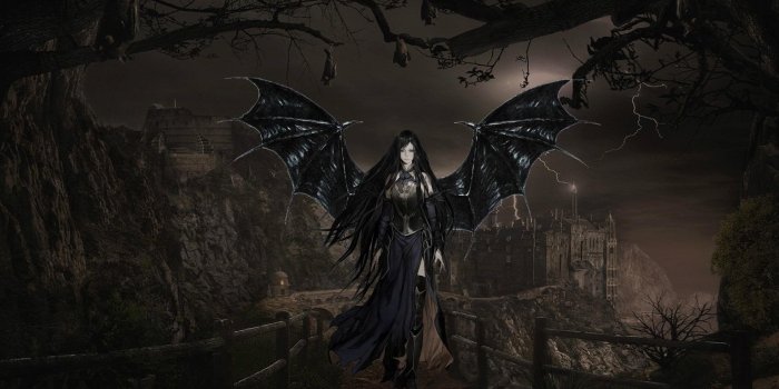 1920x1056 Gothic Vampire Angel Wallpapers For Desktop, Laptop And Tablet