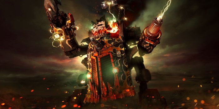 3840x2160 Wallpaper Warhammer 40K, Dawn of War III, Beauty da Morkanaut