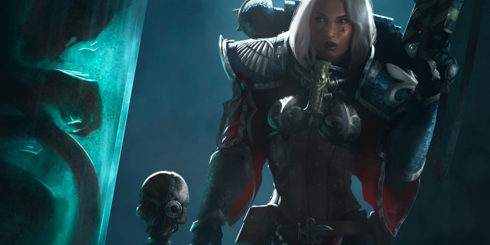 2560x1600 Warhammer 40,000: Dawn of War III - Warrior Woman HD wallpaper