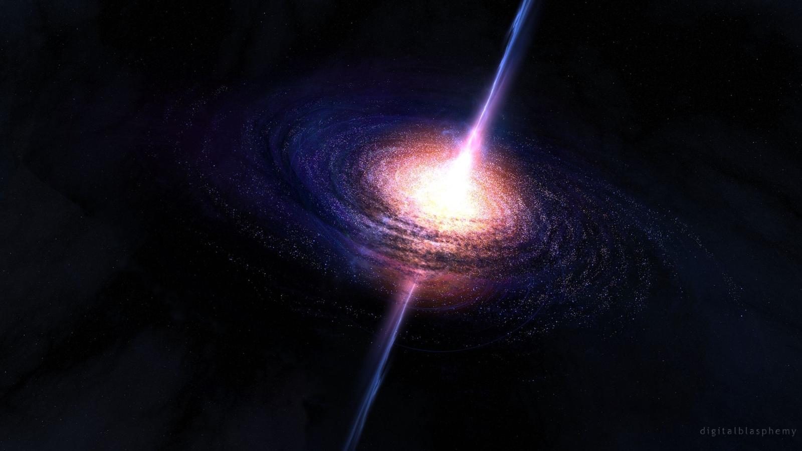 1920x1080 Dark Matter Influences Supermassive Black Holes' Sizes • Utah