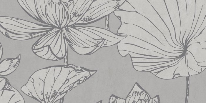 2000x2000 Shop Metallic Lotus Floral Wallpaper, 27 feet long X 27 inchs Wide