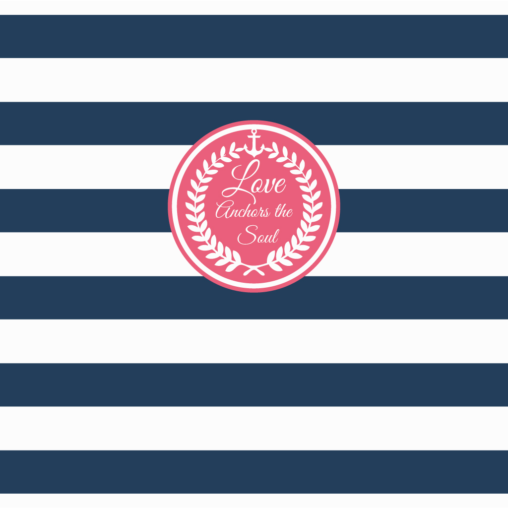 1024x1024 Freebie: Love Anchors the Soul Wallpaper - Sweet Paper Trail