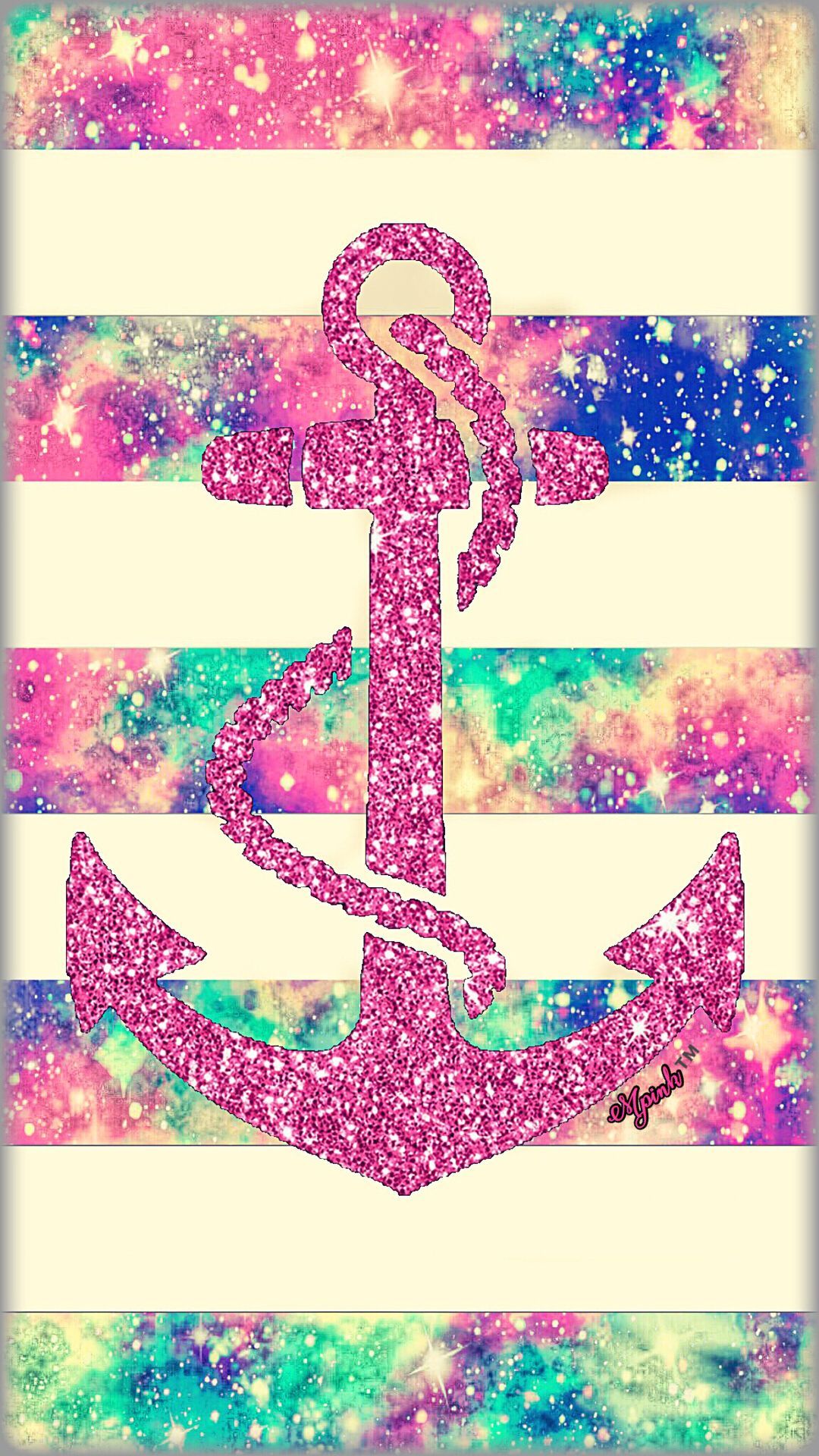 1080x1920 Glitter Anchor Wallpaper #androidwallpaper #iphonewallpaper