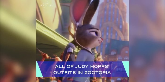 1920x1080 Judy Hopps Costume Evolution | Disney Style | Disney Video