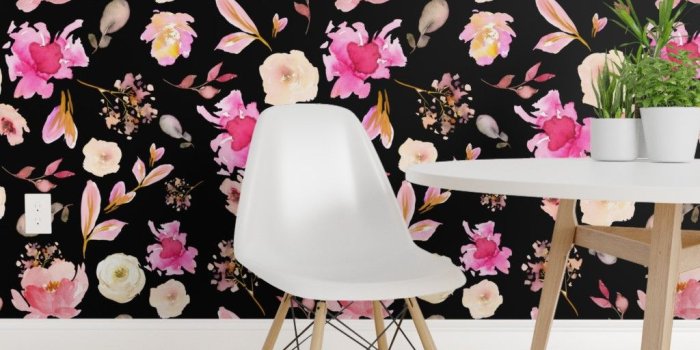 1024x1024 Peel-and-Stick Removable Wallpaper pink, winter, fuschia, autumn