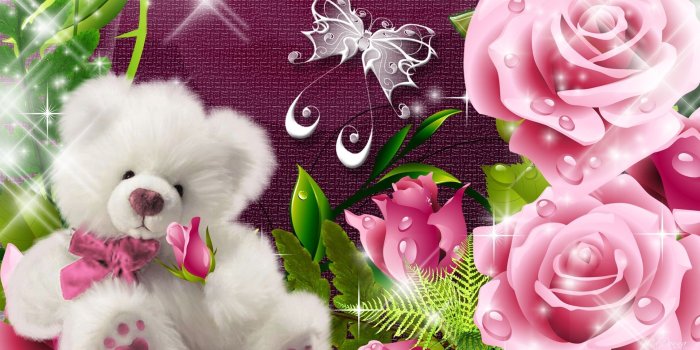 1920x1080 Pink Roses Wallpapers | Rose wallpaper, Day glow, Butterfly flowers