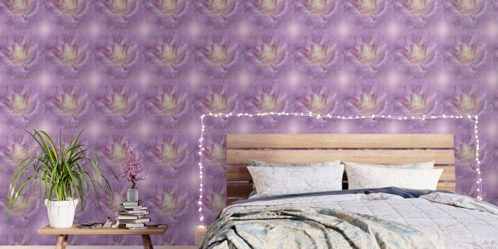 1500x1500 Big Lavender Pink Rose Glow Wallpaper by profilesincolor | Society6