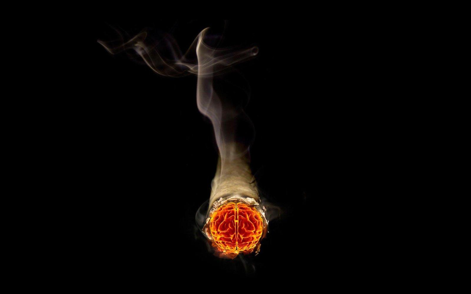 1920x1200 Cigarette, smoke, brain, wallpaper (#57855)