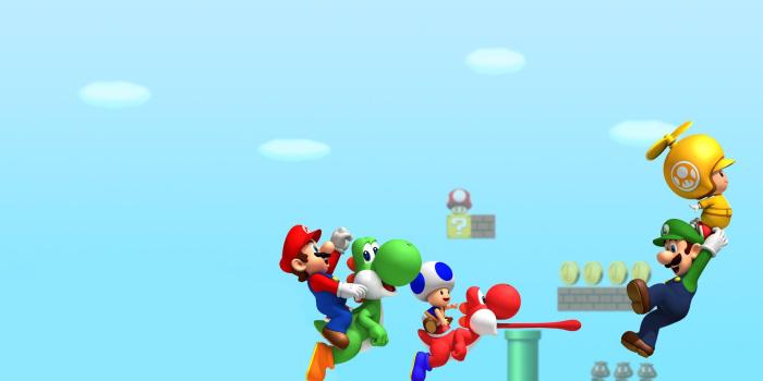 1920x1200 Mario & Luigi - New Super Mario Bros Wii (#1934811) - HD Wallpaper