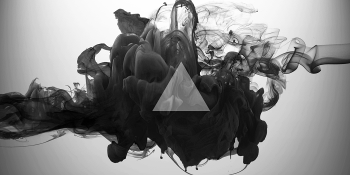1680x1050 4593335 #monochrome, #abstract, #triangle, #smoke, #digital art