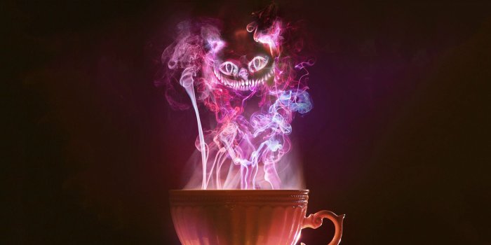 1920x1200 Smoke art cat wallpaper | 1920x1200 | #11011