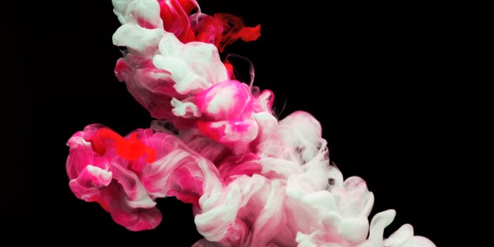 2814x3000 Red And White Smoke, Watercolor, Liquid, Clots, Black - Lauv I