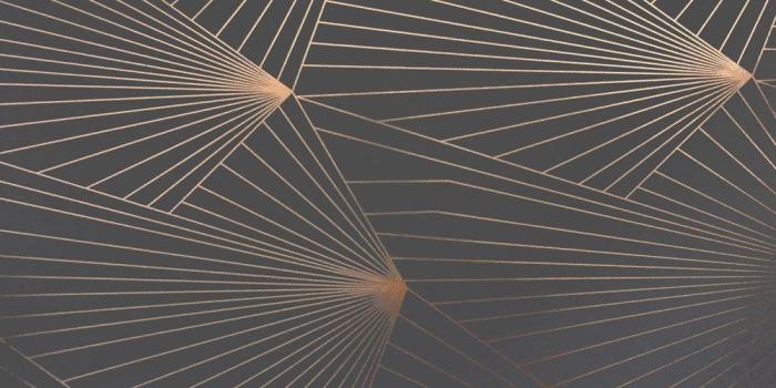 1000x1000 Fan copper and grey dark metallic wallpaper | Geometric wallpaper