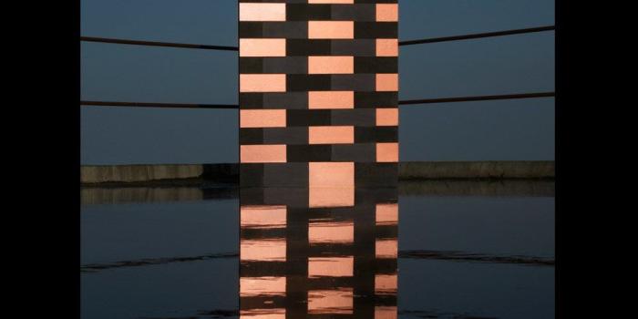 960x960 Copper and black wallpaper | Block copper grey black | Erica Wakerly