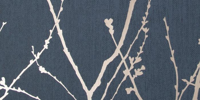 1208x1208 Innocence Navy/Copper Wallpaper | Graham & Brown 108619