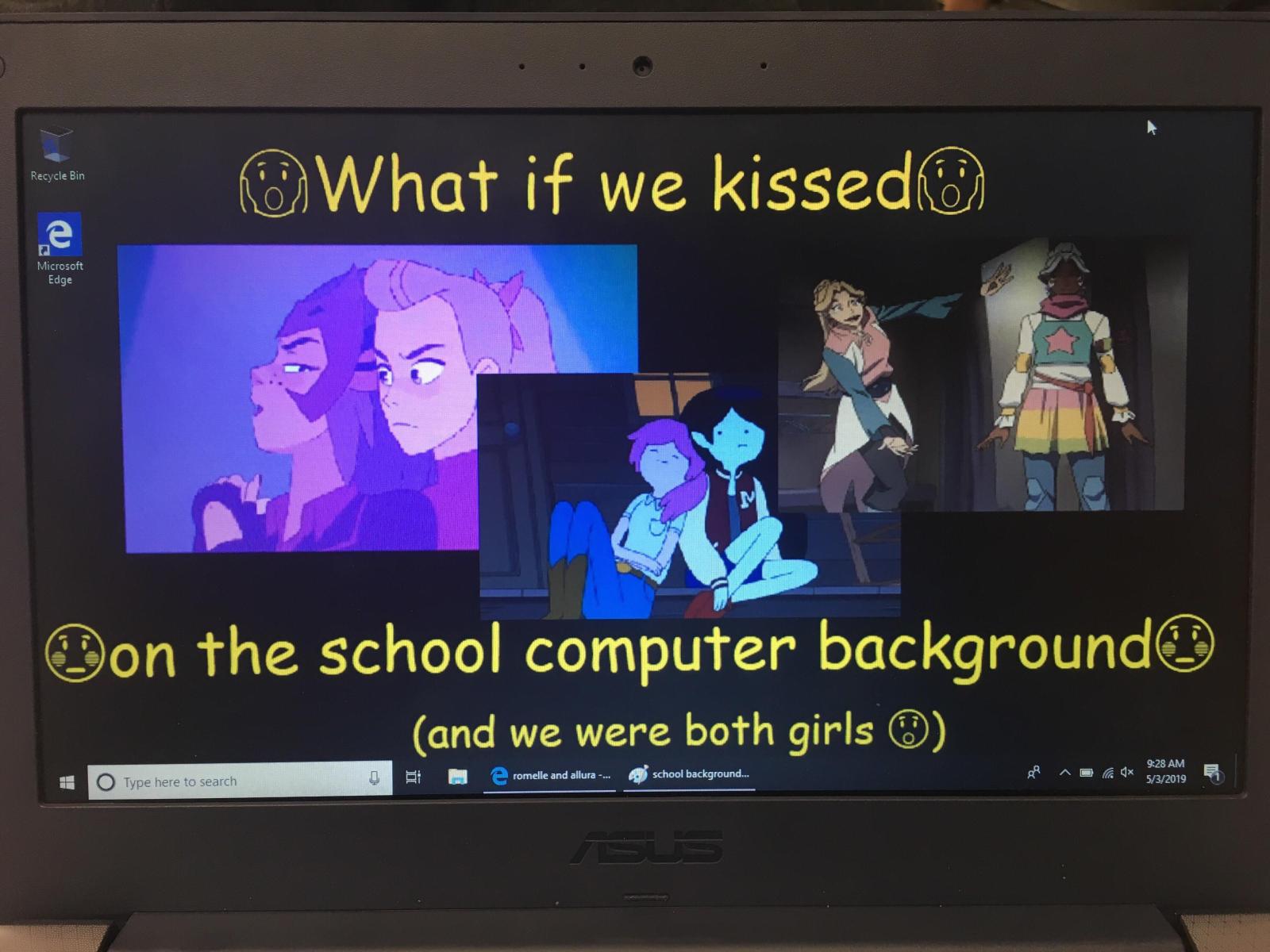 4032x3024 Picture] i set this as the wallpaper to a school laptop bc i live