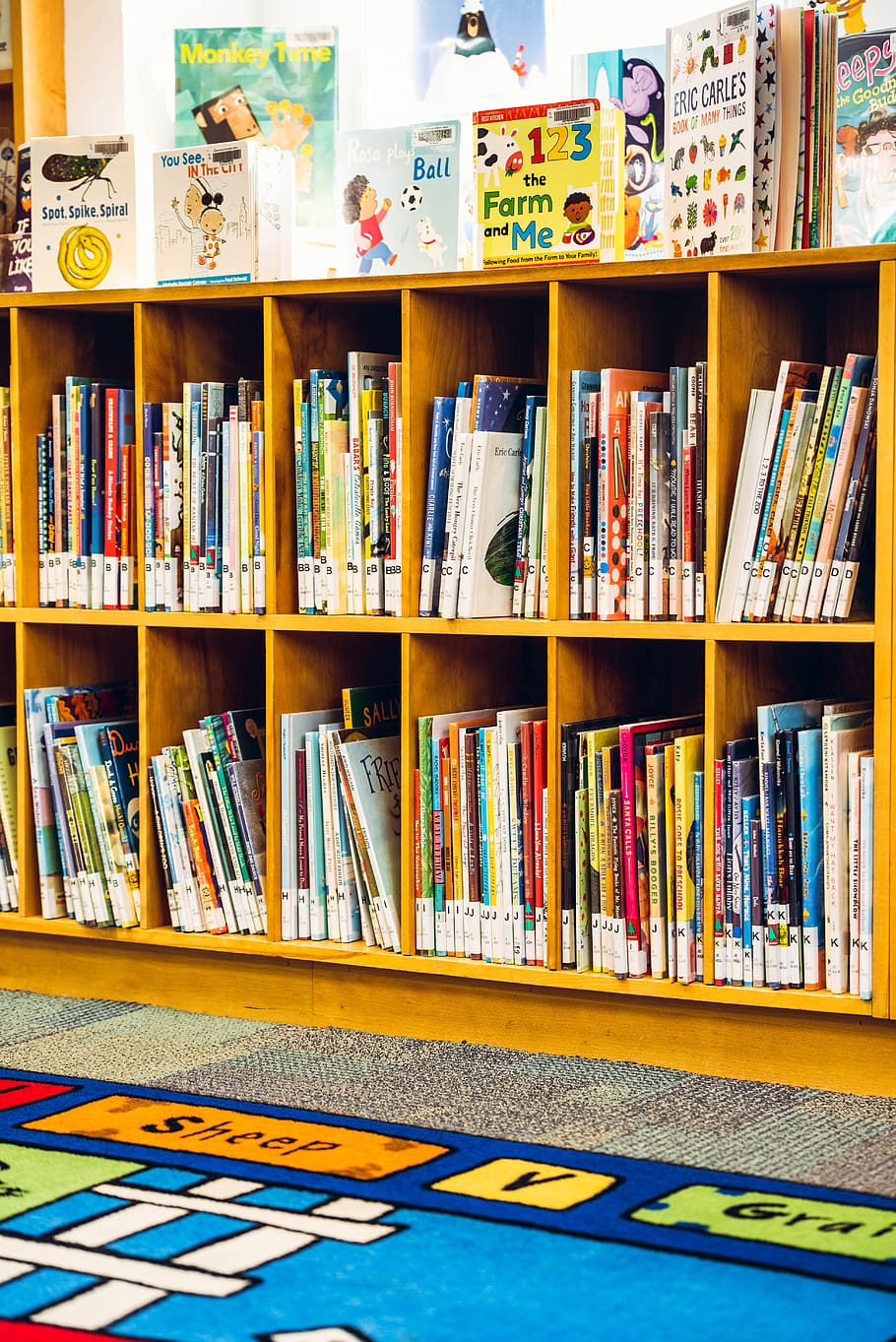 910x1363 HD wallpaper: kid, shelf, books, reading, school, fun, hobby