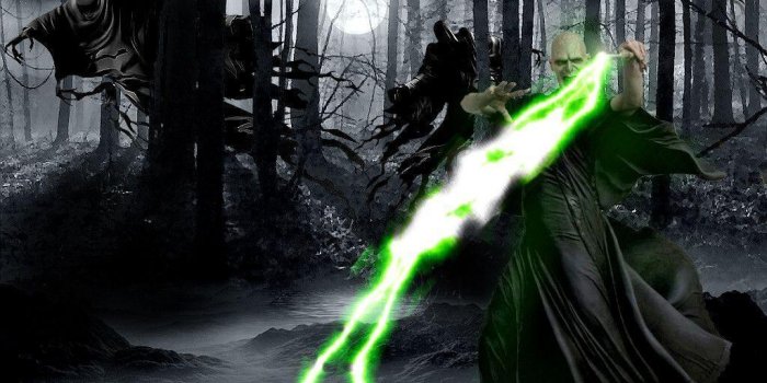 1024x768 Pix For > Harry Potter Vs Voldemort Wallpaper - Dark Forest