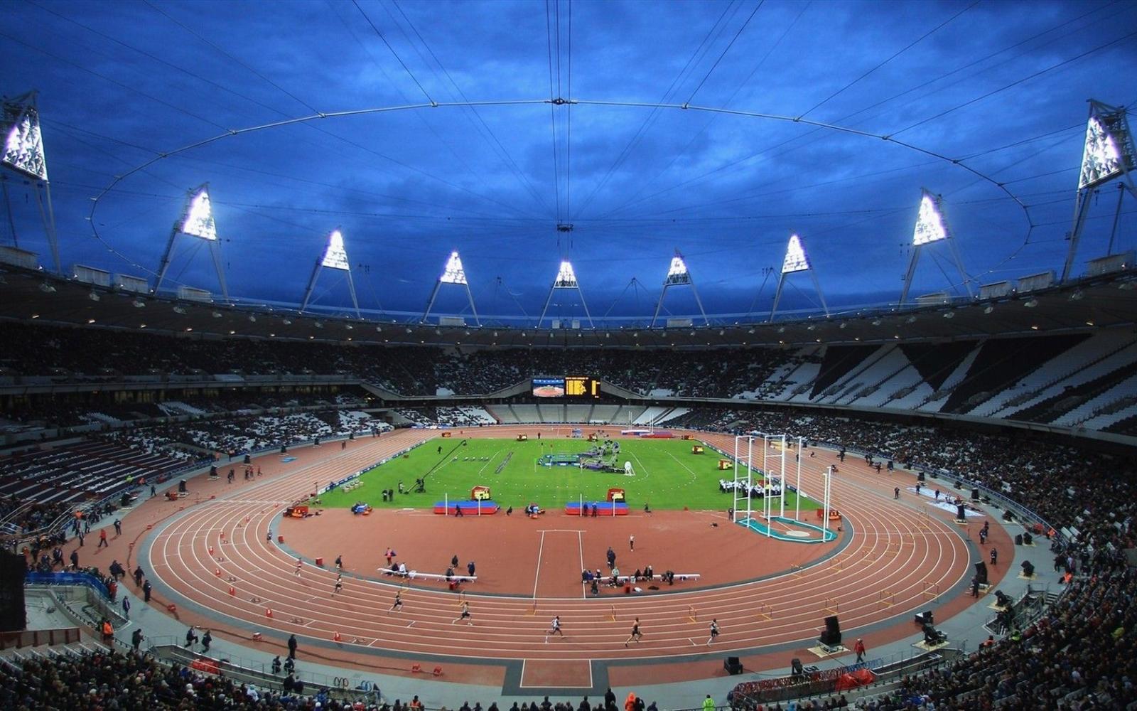 1680x1050 stadium, track and field, audience, London - HD wallpaper desktop