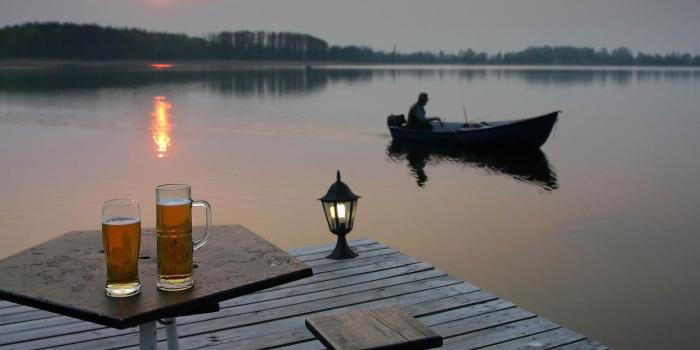 1244x700 Photography nature-lake-beer-sunset-pier-boat-fishing wallpaper