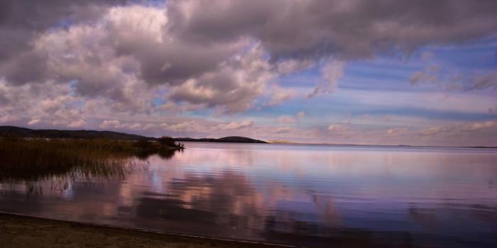 1332x850 Wallpaper autumn, lake, fishing images for desktop, section