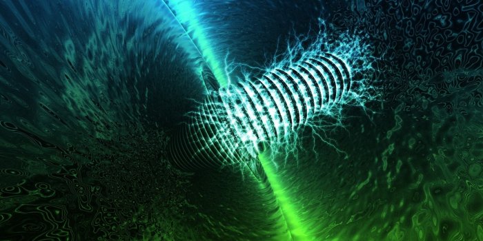 1920x1080 Download wallpaper 1920x1080 dark, black, green, blue, neon, form