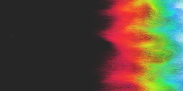 2560x1440 Red, blue, green and black abstract painting, digital art