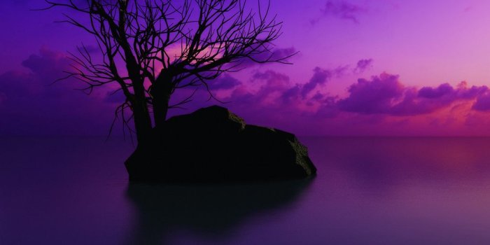1024x1024 Purple Sunset iPad Wallpapers Free Download