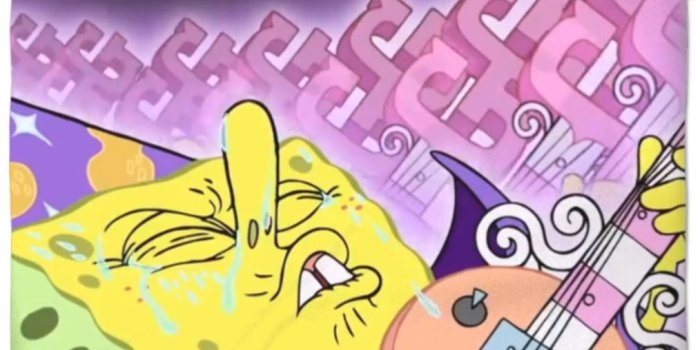 1014x1200 Spongebob Shredding On Guitar Guitar Wizard