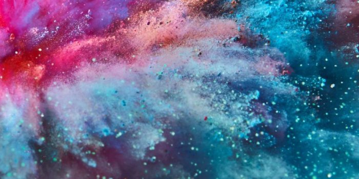800x1280 Download Splash, powder, explosion, colorful, microsoft surface