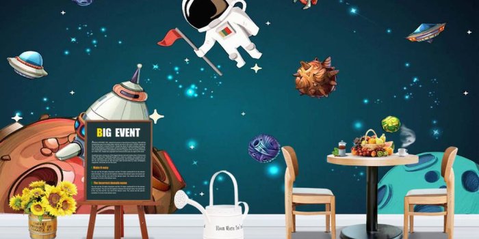 1005x866 Wall mural Cartoon, illustration and wallpaper Nr.dec_2037