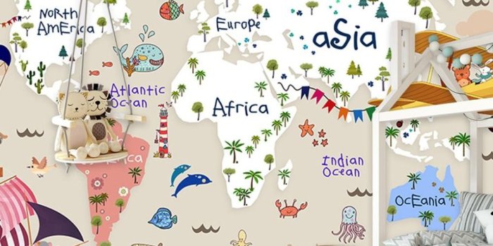 1000x878 Custom 3D Photo Mural Wallpaper For Kids Room Decor Cartoon mural