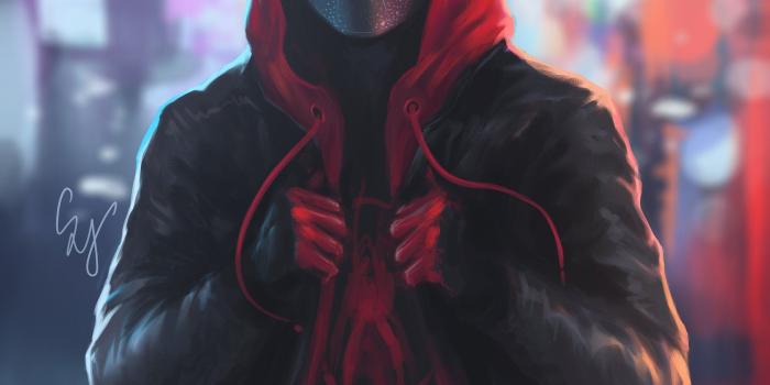 2200x3000 x24 Miles Morales phone wallpapers. Thumbnail: fan art by Sam Yang