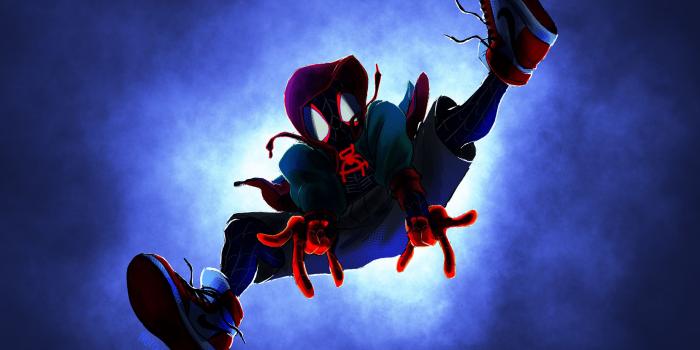 3840x2400 Download Dive, supehero, movie, Spider-Man: Into the Spider-Verse