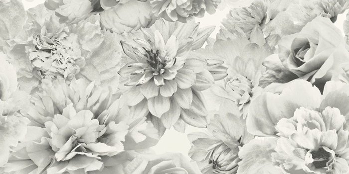 1000x1000 Arthouse Glitter Bloom Silver Wallpaper 692803 - Glitter Mono Grey