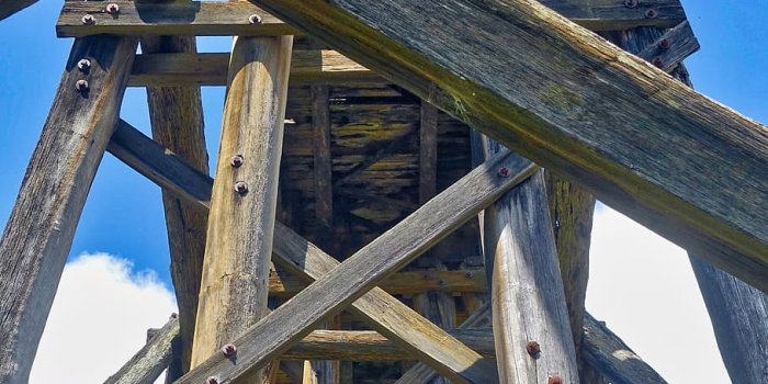 910x1365 HD wallpaper: wooden, architecture, trestle, bridge, structure