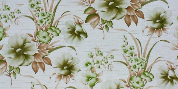 1309x2048 Vintage Green Floral Wallpaper - Vintage Wallpapers