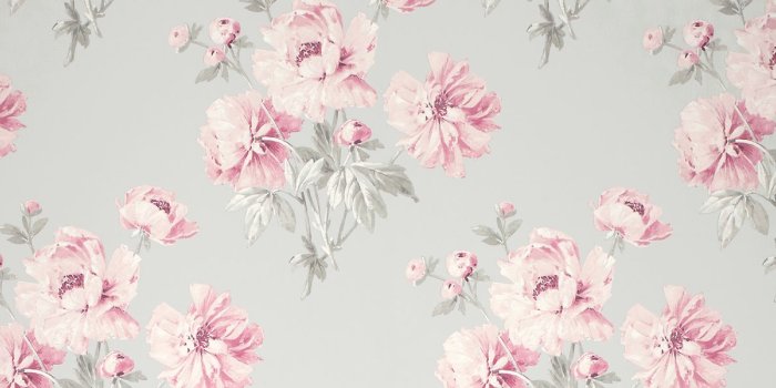 1400x600 Floral Wallpaper Grey Pink, Hd Wallpapers & backgrounds Download