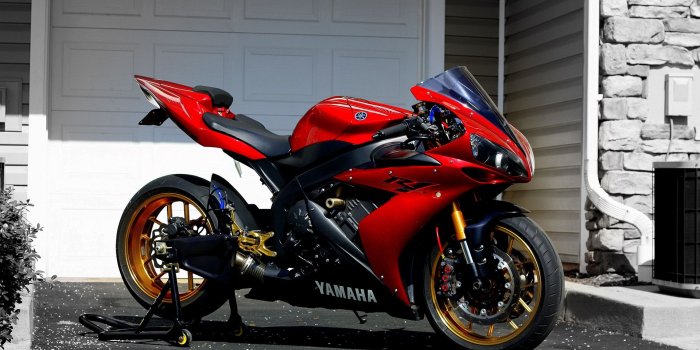 1920x1080 Download wallpaper 1920x1080 yamaha, r1, red, sportbike full hd