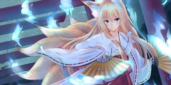 3840x2160 Anime Fox Spirit Girl Wallpapers