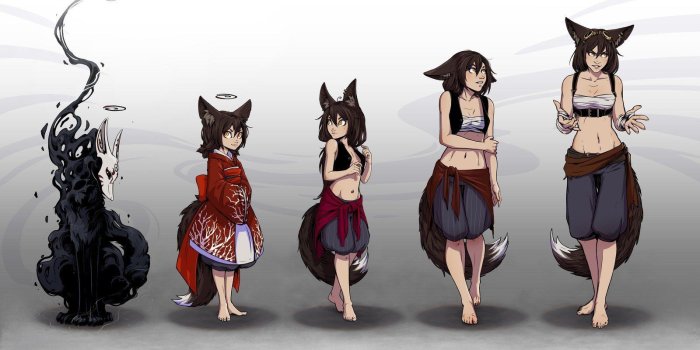 1600x932 fox girl, Anime Wallpapers HD / Desktop and Mobile Backgrounds