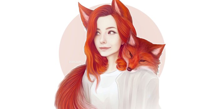 3500x1990 Fox Girl 4k, HD Artist, 4k Wallpapers, Images, Backgrounds, Photos