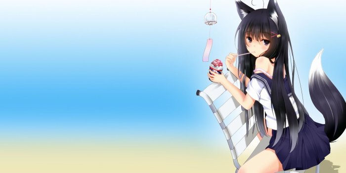 1920x1080 Photos fox girls Anime
