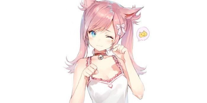 1720x1080 Download 1920x1080 wallpaper wink, fox girl, cute, anime, elf