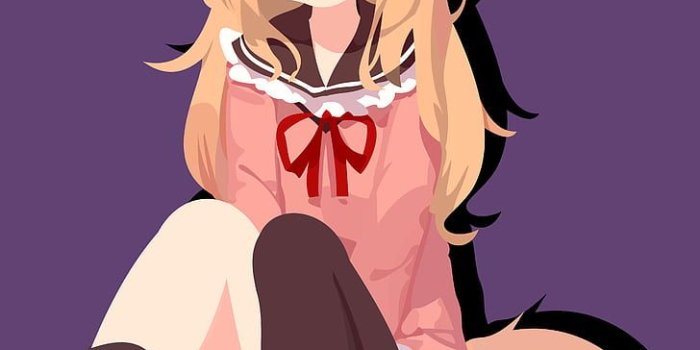 728x1294 HD wallpaper: anime girls, fox girl, tail | Wallpaper Flare