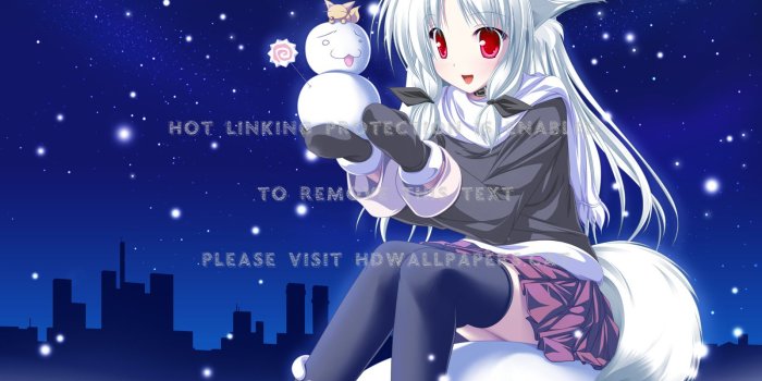 1600x1200 yuki fox girl foxgirl red christmas eyes