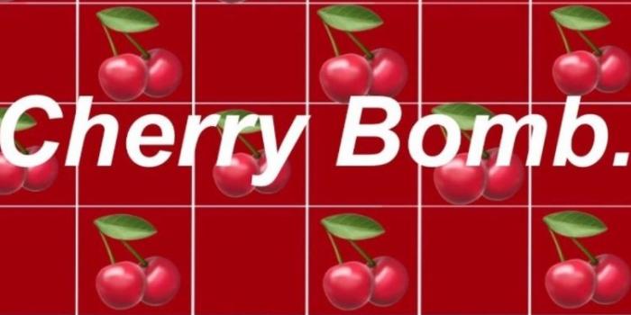 750x1334 Free download cherry red wallpaper edit wallpaper emoji graph cute
