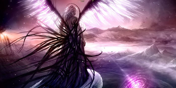 1680x1050 Open Angel Wings Wallpaper